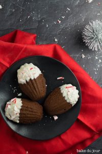 Peppermint Chocolate Madeleines