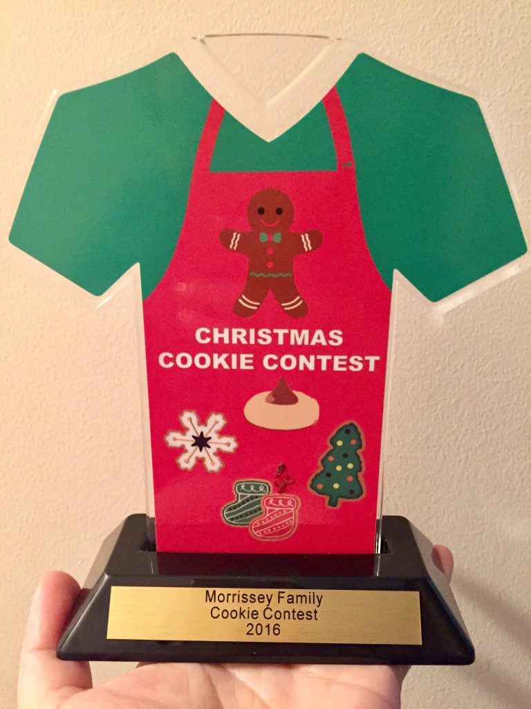 Family Cookie Contest Trophy