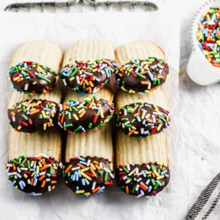 Italian Butter Cookies on a wire rack